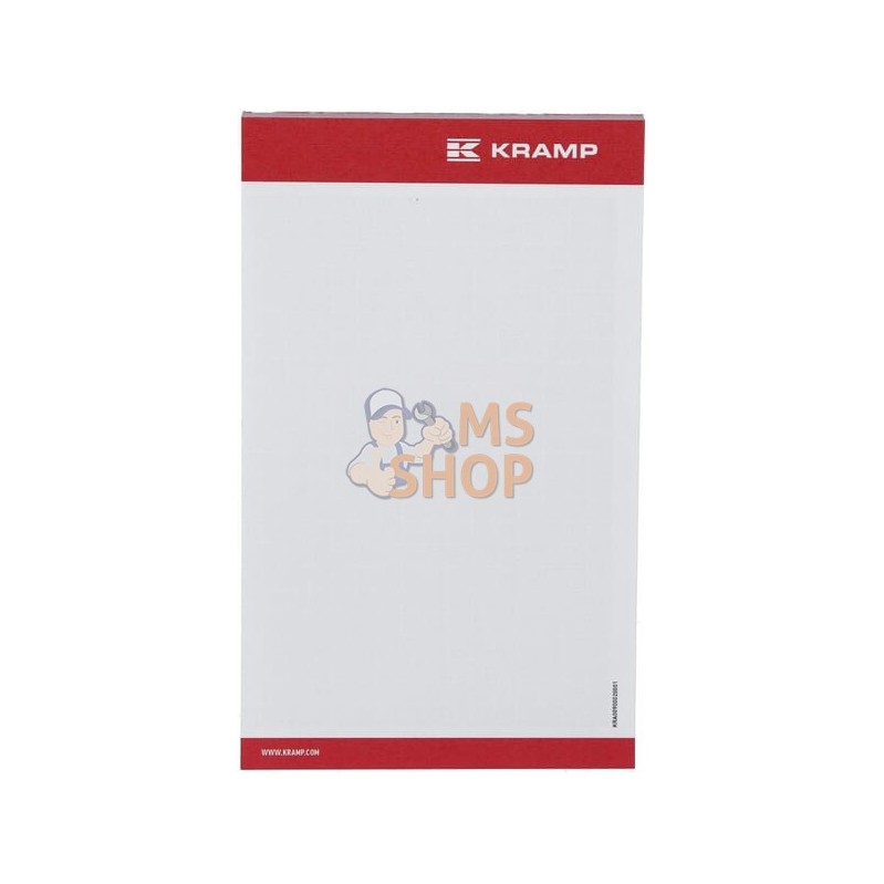 Bloc-notes petits carreaux 85x140mm | KRAMP Bloc-notes petits carreaux 85x140mm | KRAMPPR#736033