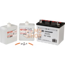 Batterie 12V 24Ah 200A avec pack d'acide Kramp | KRAMP Batterie 12V 24Ah 200A avec pack d'acide Kramp | KRAMPPR#325730