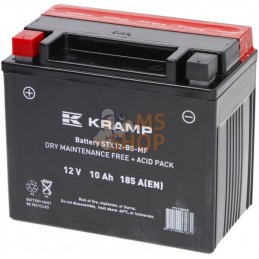 Batterie 12V 10Ah 185A avec pack d'acide Kramp | KRAMP Batterie 12V 10Ah 185A avec pack d'acide Kramp | KRAMPPR#507031