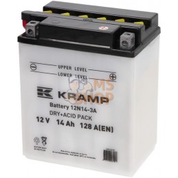 Batterie 12V 14Ah 128A avec pack d'acide Kramp | KRAMP Batterie 12V 14Ah 128A avec pack d'acide Kramp | KRAMPPR#507119