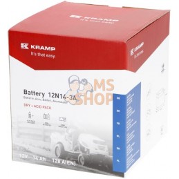 Batterie 12V 14Ah 128A avec pack d'acide Kramp | KRAMP Batterie 12V 14Ah 128A avec pack d'acide Kramp | KRAMPPR#507119