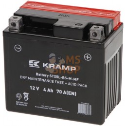 Batterie 12V 4Ah 70A avec pack d'acide Kramp | KRAMP Batterie 12V 4Ah 70A avec pack d'acide Kramp | KRAMPPR#507211