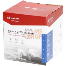 Batterie 12V 4Ah 70A avec pack d'acide Kramp | KRAMP Batterie 12V 4Ah 70A avec pack d'acide Kramp | KRAMPPR#507211