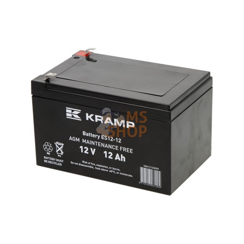 Batterie 12V 12Ah fermée Kramp | KRAMP Batterie 12V 12Ah fermée Kramp | KRAMPPR#507098