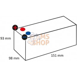 Batterie 12V 12Ah fermée Kramp | KRAMP Batterie 12V 12Ah fermée Kramp | KRAMPPR#507098