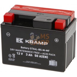 Batterie 12V 3Ah 50A avec pack d'acide Kramp | KRAMP Batterie 12V 3Ah 50A avec pack d'acide Kramp | KRAMPPR#507440