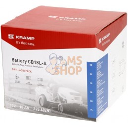 Batterie 12V 18Ah 225A avec pack d'acide Kramp | KRAMP Batterie 12V 18Ah 225A avec pack d'acide Kramp | KRAMPPR#506919