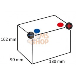 Batterie 12V 18Ah 225A avec pack d'acide Kramp | KRAMP Batterie 12V 18Ah 225A avec pack d'acide Kramp | KRAMPPR#506919