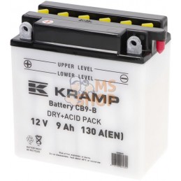Batterie 12V 9Ah 130A avec pack d'acide Kramp | KRAMP Batterie 12V 9Ah 130A avec pack d'acide Kramp | KRAMPPR#507121