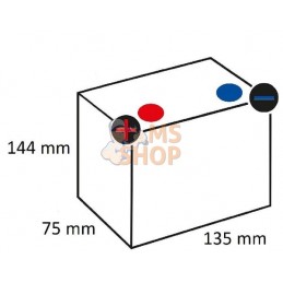 Batterie 12V 9Ah 130A avec pack d'acide Kramp | KRAMP Batterie 12V 9Ah 130A avec pack d'acide Kramp | KRAMPPR#507121