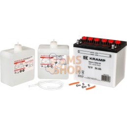 Batterie 12V 24Ah 200A avec pack d'acide Kramp | KRAMP Batterie 12V 24Ah 200A avec pack d'acide Kramp | KRAMPPR#325738