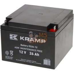 Batterie 12V 24Ah fermée Kramp | KRAMP Batterie 12V 24Ah fermée Kramp | KRAMPPR#506737