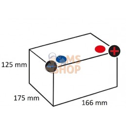 Batterie 12V 24Ah fermée Kramp | KRAMP Batterie 12V 24Ah fermée Kramp | KRAMPPR#506737