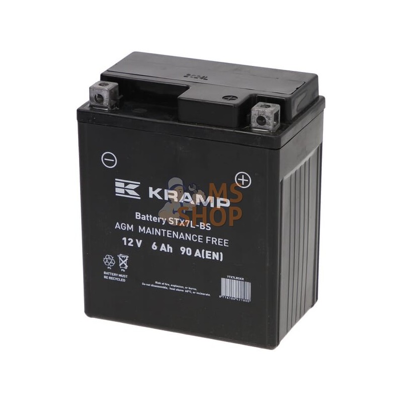 Batterie 12V 6Ah 90A fermée Kramp | KRAMP Batterie 12V 6Ah 90A fermée Kramp | KRAMPPR#507196