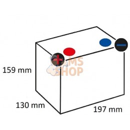 Batterie 12V 24Ah 250A Kramp | KRAMP Batterie 12V 24Ah 250A Kramp | KRAMPPR#506914