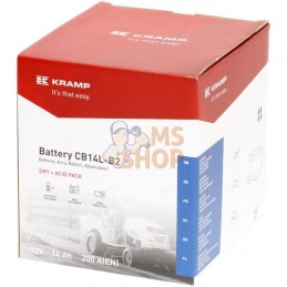 Batterie 12V 14Ah 200A avec pack d'acide Kramp | KRAMP Batterie 12V 14Ah 200A avec pack d'acide Kramp | KRAMPPR#506977