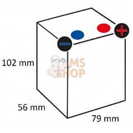 Batterie 12V 2,9Ah Kramp | KRAMP Batterie 12V 2,9Ah Kramp | KRAMPPR#507169