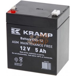 Batterie 12V 5Ah fermée Kramp | KRAMP Batterie 12V 5Ah fermée Kramp | KRAMPPR#507324