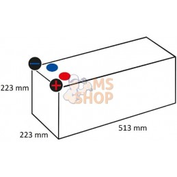 Batterie 12V 190Ah 1200A Kramp | KRAMP Batterie 12V 190Ah 1200A Kramp | KRAMPPR#506328