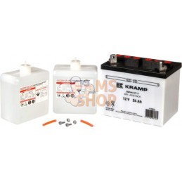 Batterie 12V 24Ah 220A avec pack d'acide Kramp | KRAMP Batterie 12V 24Ah 220A avec pack d'acide Kramp | KRAMPPR#506909