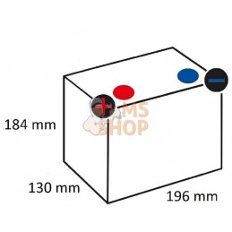 Batterie 12V 24Ah 220A avec pack d'acide Kramp | KRAMP Batterie 12V 24Ah 220A avec pack d'acide Kramp | KRAMPPR#506909