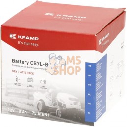 Batterie 12V 8Ah 75A avec pack d'acide Kramp | KRAMP Batterie 12V 8Ah 75A avec pack d'acide Kramp | KRAMPPR#507171
