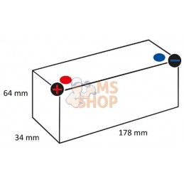 Batterie 12V 2Ah Kramp | KRAMP Batterie 12V 2Ah Kramp | KRAMPPR#507320