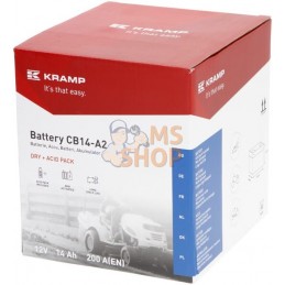 Batterie 12V 14Ah 200A avec pack d'acide Kramp | KRAMP Batterie 12V 14Ah 200A avec pack d'acide Kramp | KRAMPPR#507064