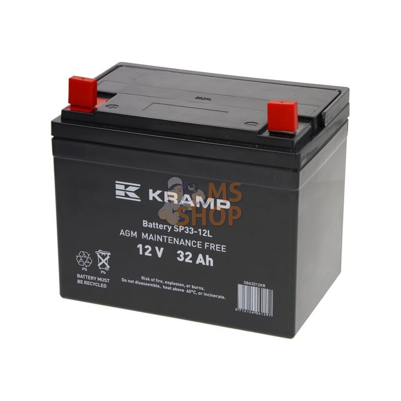 Batterie 12V 32Ah Kramp | KRAMP Batterie 12V 32Ah Kramp | KRAMPPR#506800