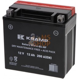 Batterie 12V 12Ah 200A avec pack d'acide Kramp | KRAMP Batterie 12V 12Ah 200A avec pack d'acide Kramp | KRAMPPR#507099