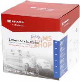 Batterie 12V 12Ah 200A avec pack d'acide Kramp | KRAMP Batterie 12V 12Ah 200A avec pack d'acide Kramp | KRAMPPR#507099