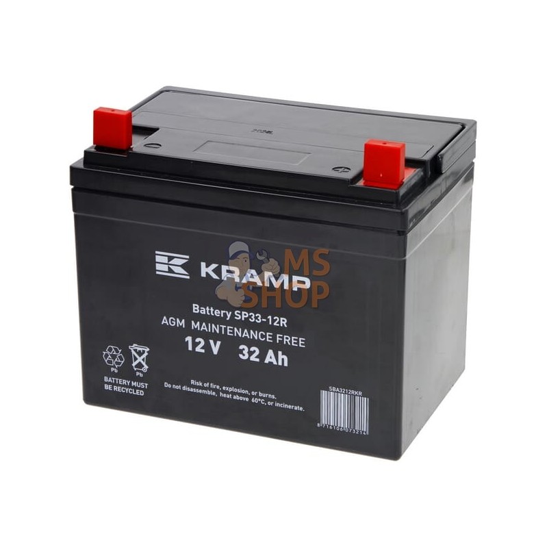 Batterie 12V 32Ah fermée Kramp | KRAMP Batterie 12V 32Ah fermée Kramp | KRAMPPR#506784