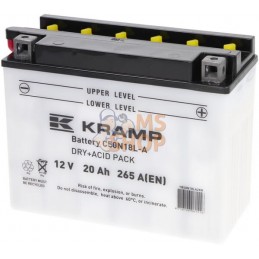 Batterie 12V 20Ah 265A avec pack d'acide Kramp | KRAMP Batterie 12V 20Ah 265A avec pack d'acide Kramp | KRAMPPR#506888