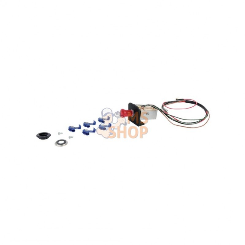 6HD002535101; HELLA; Interrupteur d'avertissement 12V; pièce detachée 6HD002535101; HELLA; Interrupteur d'avertissement 12V; pièce detachée