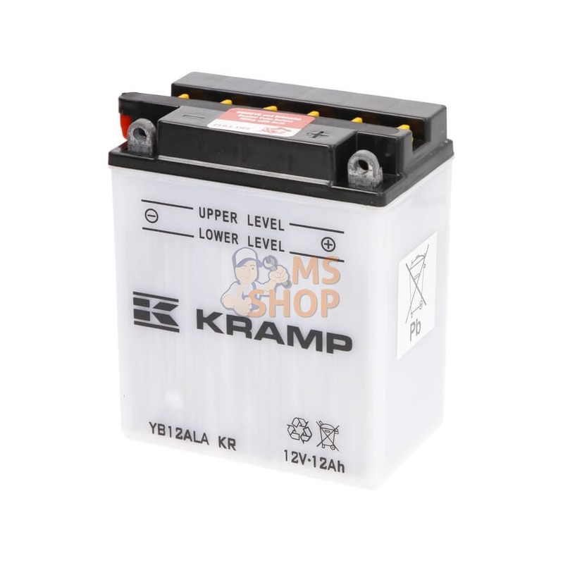 Batterie 12V 12Ah 165A avec pack d'acide Kramp | KRAMP Batterie 12V 12Ah 165A avec pack d'acide Kramp | KRAMPPR#507045