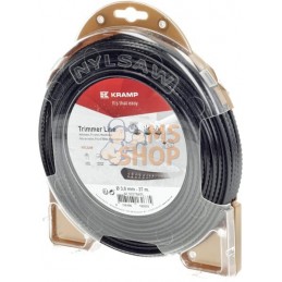 Fil de coupe Ø 3.5mm 27m carré noir Kramp | KRAMP Fil de coupe Ø 3.5mm 27m carré noir Kramp | KRAMPPR#706381