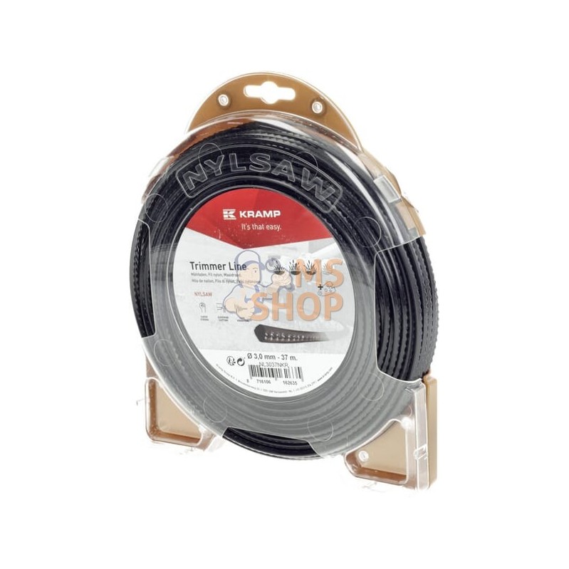Fil de coupe Ø 3.5mm 27m carré noir Kramp | KRAMP Fil de coupe Ø 3.5mm 27m carré noir Kramp | KRAMPPR#706381 Fil de coupe Ø 3.5mm 27m carré noir Kramp | KRAMP Fil de coupe Ø 3.5mm 27m carré noir Kramp | KRAMPPR#706381