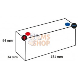 Batterie 6V 7Ah fermée Kramp | KRAMP Batterie 6V 7Ah fermée Kramp | KRAMPPR#507256