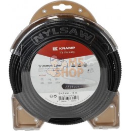 Fil de coupe Ø 4.5mm 16m carré noir Kramp | KRAMP Fil de coupe Ø 4.5mm 16m carré noir Kramp | KRAMPPR#706339
