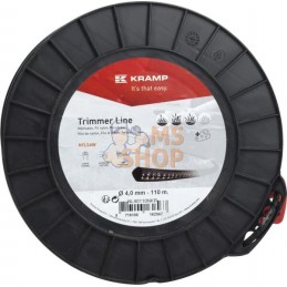 Fil de coupe Ø 4mm 110m carré noir Kramp | KRAMP Fil de coupe Ø 4mm 110m carré noir Kramp | KRAMPPR#706168