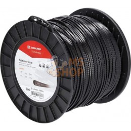 Fil de coupe Ø 3mm 195m carré noir Kramp | KRAMP Fil de coupe Ø 3mm 195m carré noir Kramp | KRAMPPR#706384