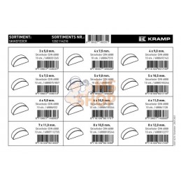 Assortiment clavettes-disques | KRAMP Assortiment clavettes-disques | KRAMPPR#730192