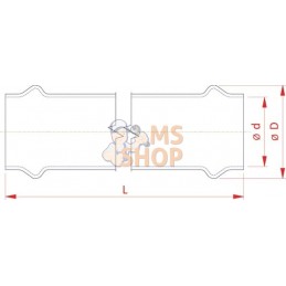 Manch.réparation PVC 90mm PN10 | KRAMP Manch.réparation PVC 90mm PN10 | KRAMPPR#882706