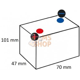Batterie 6V 4Ah fermée Kramp | KRAMP Batterie 6V 4Ah fermée Kramp | KRAMPPR#507430