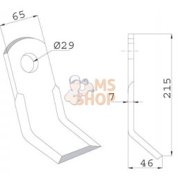 Lame D 65x212 mm Agram | KRAMP Lame D 65x212 mm Agram | KRAMPPR#882452