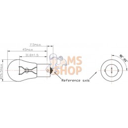 Ampoule 12V 21W | KRAMP Ampoule 12V 21W | KRAMPPR#775154