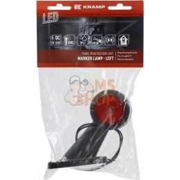 Feu de gabarit gauche LED, 12-24V, 108x134.5x49mm, Kramp | KRAMP Feu de gabarit gauche LED, 12-24V, 108x134.5x49mm, Kramp | KRAM