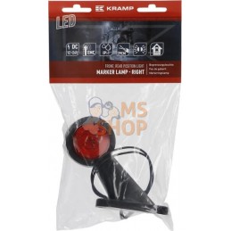 Feu de gabarit droit LED, 12-24V, 108x134.5x48.6mm, Kramp | KRAMP Feu de gabarit droit LED, 12-24V, 108x134.5x48.6mm, Kramp | KR