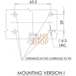 Feu de gabarit droit LED, 12-24V, 180x157.6x48.6mm, Kramp | KRAMP Feu de gabarit droit LED, 12-24V, 180x157.6x48.6mm, Kramp | KR