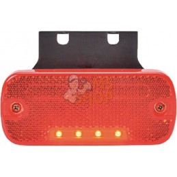 Feu de gabarit LED, rectangulaire, 12-24V, 105.4x45x11.8mm, Kramp | KRAMP Feu de gabarit LED, rectangulaire, 12-24V, 105.4x45x11